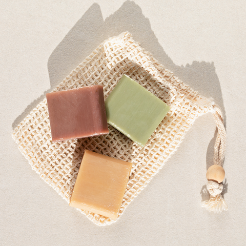 Happns - Natural African Exfoliating Soap Pouch